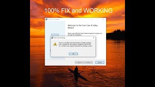 (100% Working)There is a problem with windows installer Package.