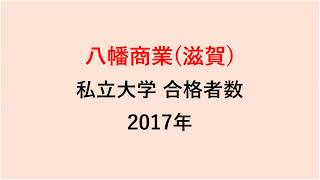 八幡商業高校　大学合格者数　2017～2014年【グラフでわかる】