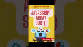sort Array Method | JavaScript Tutorial #html #css #javascript #array #method #sorts #shorts