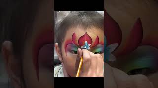 Try to be a role model for children. Look at my face painting work today # Children's Face Painting.