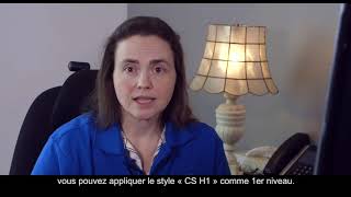 Utiliser les « Styles » pour formater mon document de réunion 34