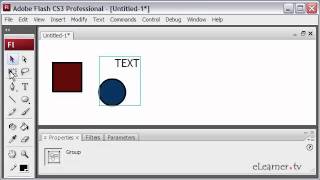 Flash Tutorials: Group Objects