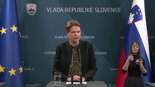 9. januar, Novinarska konferenca po 135. seji vlade