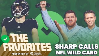 Professional Sports Bettor Picks NFL Wild Card | Sharp Calls & NFL Bets from The Favorites Podcast