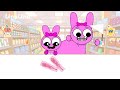 incredibox sprunki pinki pregnant u0026 baby pinki convenience store mukbang animation asmr