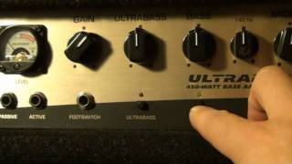 Behringer Ultrabass BX4500H Bass Amplifier Head Overview