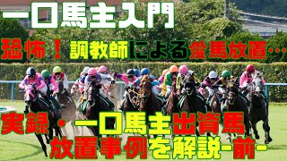 一口馬主入門！恐怖・出資馬の外厩、牧場幽閉の実例を挙げて解説-前編-【一口馬主】【ゆっくり解説】