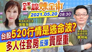 【錢線煉金術 盤中】外資熱錢撤.台股不妙？疫情難控 中信金下修全年GDP「保4」散戶選股停看聽？ @中天財經頻道CtiFinance  20210520