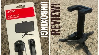 JOBY GripTight ONE Micro Stand Unboxing + Review!