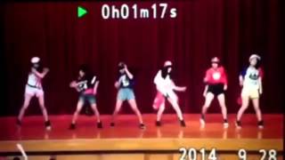 2014若葉文化祭 EXO Dubstep Wolf SNSD I Got A Boy cover by SMG