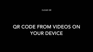 Video QR code generator