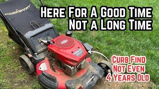 Is This Free Trash Day Push Mower Any Good? - PowerSmart 21\