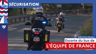 Escorte du bus de l'équipe de France | #àlintérieurDesJeux