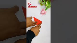 Simple Paper rose making / Origami rose