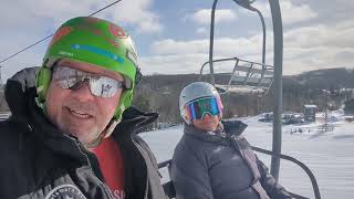 skiing at Tree Tops Resort in Gaylord, Michigan