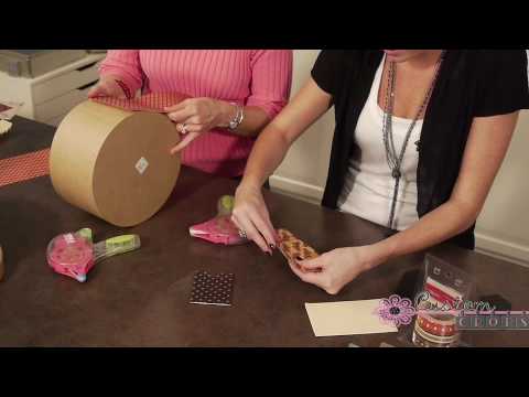 Graphic 45 Hat Boxes Part 1 - With Tim Holtz Embellishing Graphic 45 Hat Boxes Part 1 - With Tim Holtz Embellishing