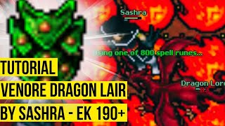 Tibia Retro - Venore Dragon Lair - Tutorial by Sashra EK 190+ (7.81 ANTICA 2006)