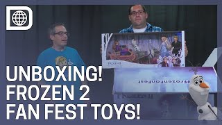 Frozen 2 Fan Fest Hasbro Toy Lineup Unboxing!