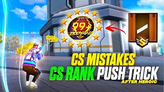 Cs rank mistakes | cs rank push tips and trick | cs rank push glitch | win every cs rank with random