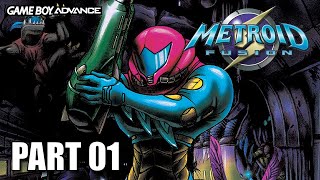 【GBA】メトロイドフュージョンに挑戦！METROID Fusion Gameplay Part 01