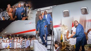 OTUMFUO RETURNS TO GHANA AFTER HIS OFFICIAL VISIT TO SCOTLAND, UK