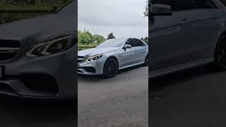 Mercedes-Benz E63 (W212 Facelift) acceleration leaving Charity Farm 09/06/24 #automobile