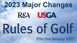 2023 USGA Golf Rules Revisions