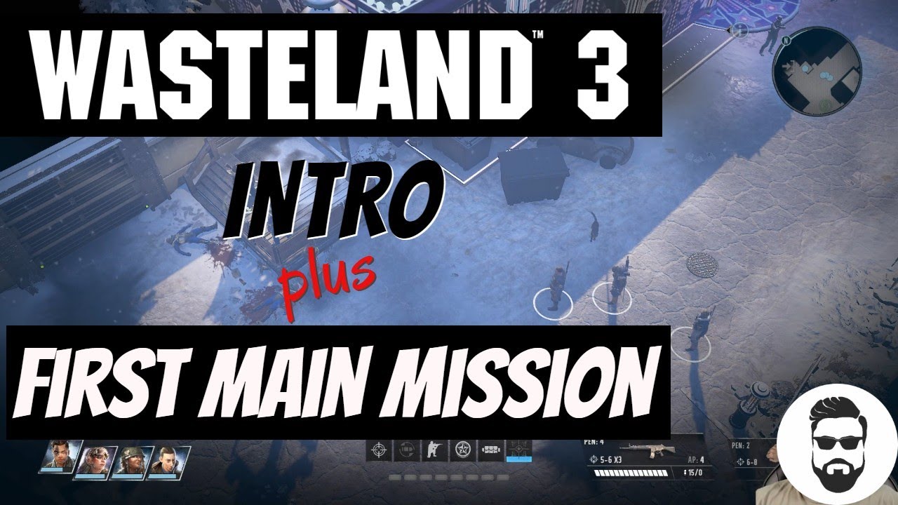 Wasteland 3 - Intro And First Full Mission - Turn-Based RPG - YouTube