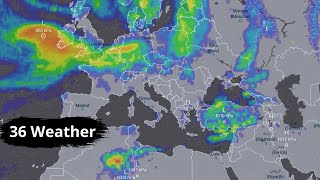 Europe Weather | March 9 , 2025 - ECMWF Model , Precipitation ( Rain Storms ) In Europe