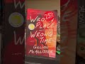 Book review Wrong place wrong time #reesesbookclub #shorts #bookreview