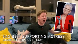 Jame Lee Curtis Wins SAG Best Supportiong Actress Reaction