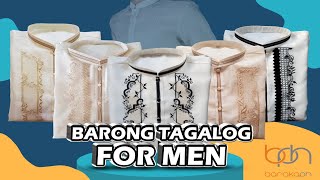 Part 1 BARONG TAGALOG FOR MEN | DIFFERENT TYPES OF DESIGN AND FABRICS | PHILIPPINES NATIONAL DRESS