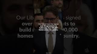 Even the Conservatives are recognizing that we’re building more homes, faster.