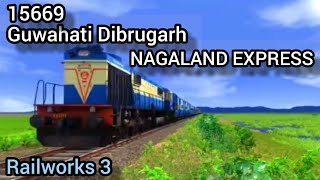 15669 NAGALAND EXPRESS TRAIN || NAGALAND EXPRESS TRAIN JOURNEY | DIBRUGARH GUWAHATI NAGALAND EXPRESS