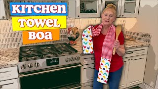 Towel Boa | Kitchen Towel | The Sewing Room Channel