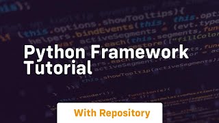 python framework tutorial