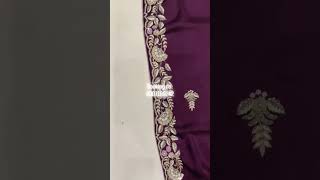 TULSI BOUTIQUE pure silk fabric pure jardoshi Handwork sarees #sarees