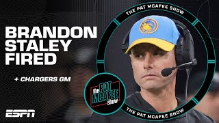 Chargers fire head coach Brandon Staley & GM Tom Telesco | The Pat McAfee Show