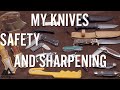 My Knives, Safety, and Sharpening | Outdoor Skills | OSMEtv