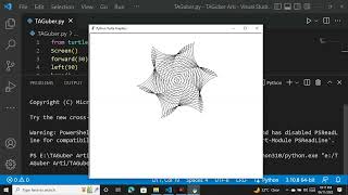 Draw creative Rangoli design in python turtle | coding | python