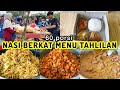 MENU TAHLILAN 60 PORSI NASI BERKAT #nasibox #niahermanto #idejualan #irt