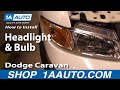 How to Replace Headlight 96-99 Dodge Caravan