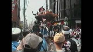 旧市・東岸和田・南掃守地車祭　平成10年付近　-制作MuJin-