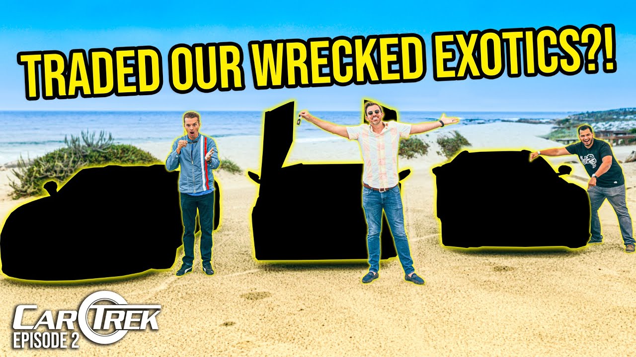 We Traded Our Cheap Wrecked Exotic Cars With Complete Strangers (Total Disaster) | Car Trek S9E2