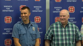 Warwick first responders honored for saving man's life