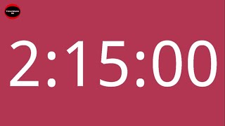 2 Hour 15 Minutes Timer | 135 Minutes Countdown Timer