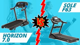 Horizon 7.0 Treadmill vs Sole F63 : What Are The Differences?