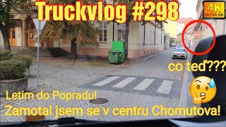 Truckvlog #298,zamotal jsem se v centru Chomutova,na hranicích neumí parkovat! Chči***  si na kola!