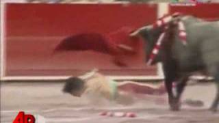 Raw Video: Spanish Matador Gored in Mexico