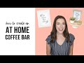 Coffee Bar Decor Ideas for a Trendy Home Coffee Nook